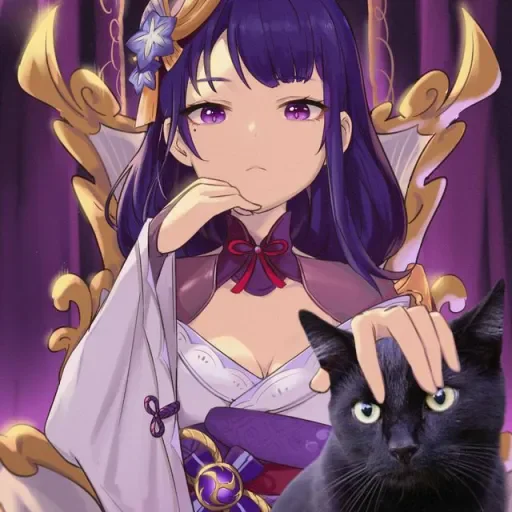 аниме мультфильм кошка