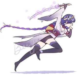 Стикер Raiden Shogun by kiyunya - 11