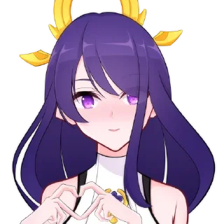 Стикер Raiden Shogun ～ @xyuji - 10