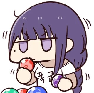 Стикер Raiden Shogun ～ @xyuji - 3