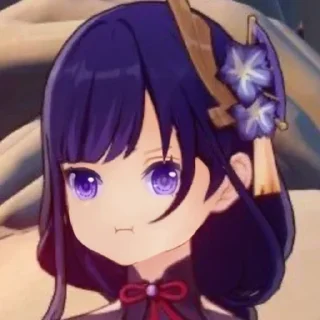 Стикер Raiden Shogun ～ @xyuji - 11