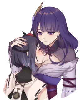 Стикер Raiden Shogun ～ @xyuji - 6