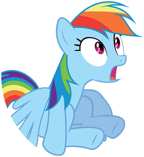 Sticker RainbowDashiePony - 1