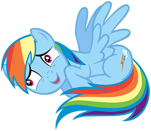 Sticker RainbowDashiePony - 1