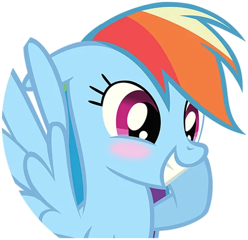 Sticker RainbowDashiePony - 1