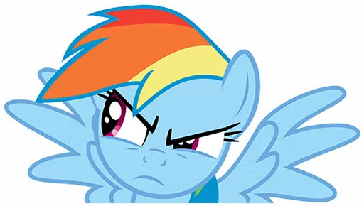 Sticker RainbowDashiePony - 1