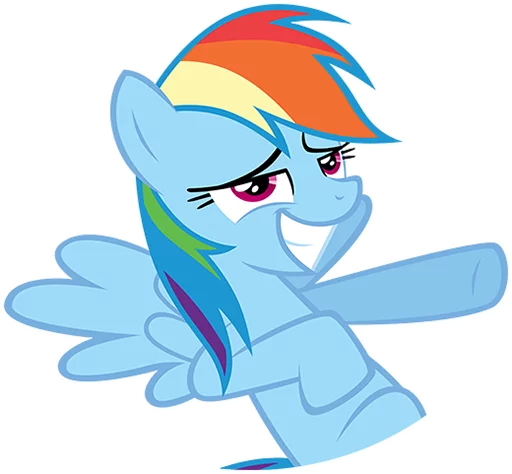 Sticker RainbowDashiePony - 1