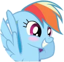 Sticker Rainbow Dash - 8