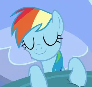 Стикер Rainbow | @MyLittlePony_bots - 10