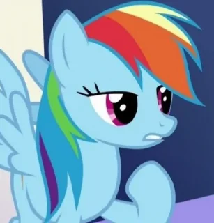 Стикер Rainbow | @MyLittlePony_bots - 5