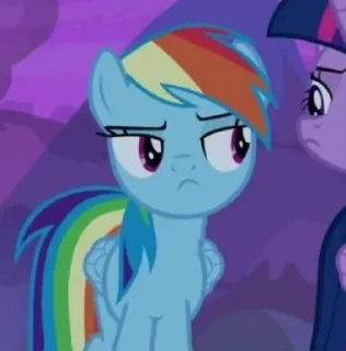 Стикер Rainbow | @MyLittlePony_bots - 0