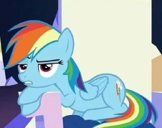 Стикер Rainbow | @MyLittlePony_bots - 3