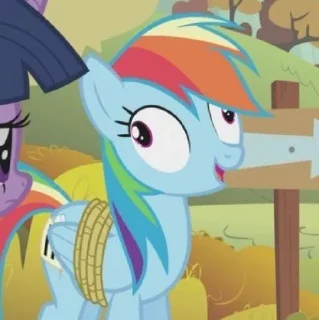 Стикер Rainbow | @MyLittlePony_bots - 9