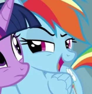 Стикер Rainbow | @MyLittlePony_bots - 2