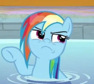 Стикер Rainbow | @MyLittlePony_bots - 11