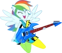 Стикер Rainbow Dash EG - 4