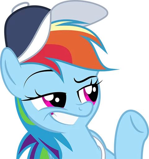 Sticker Rainbow Dash Pony - 7