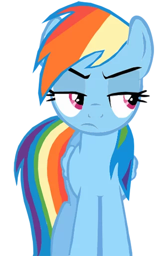 Sticker Rainbow Dash Pony - 5