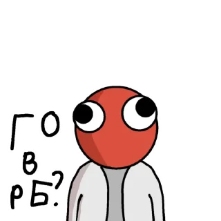 Стикер Rainbow friends🧑‍🦰 - 4