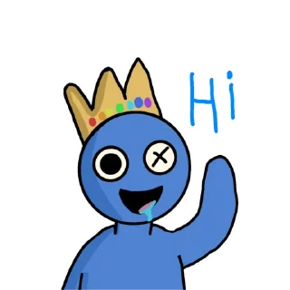 Стикер Rainbow friends🧑‍🦰 - 0