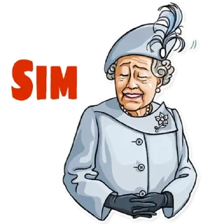 Sticker Rainha Elizabeth - 2