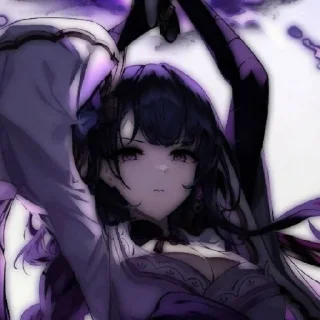 Sticker 🫐 Райдэн Эи 🫐 - 2