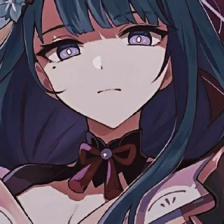 Sticker 🫐 Райдэн Эи 🫐 - 8