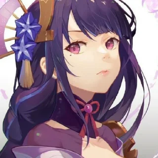 Sticker 🫐 Райдэн Эи 🫐 - 7