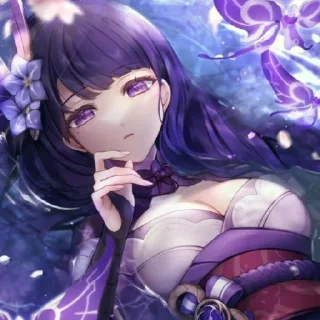 Sticker 🫐 Райдэн Эи 🫐 - 4