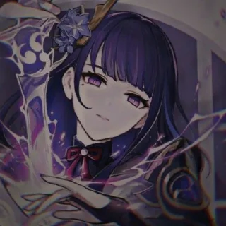 Sticker 🫐 Райдэн Эи 🫐 - 6