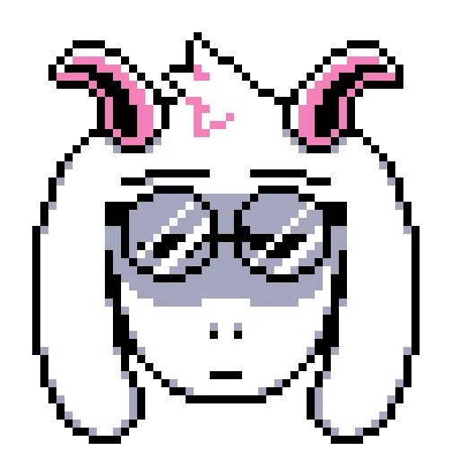Sticker Ralsei_i_przyjaciele - 1