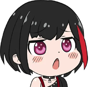 Стикер Ran Mitake (BanG Dream!) - 9