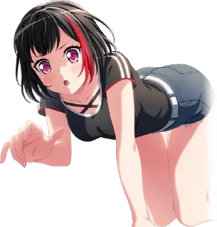 Стикер Ran Mitake (BanG Dream!) - 4