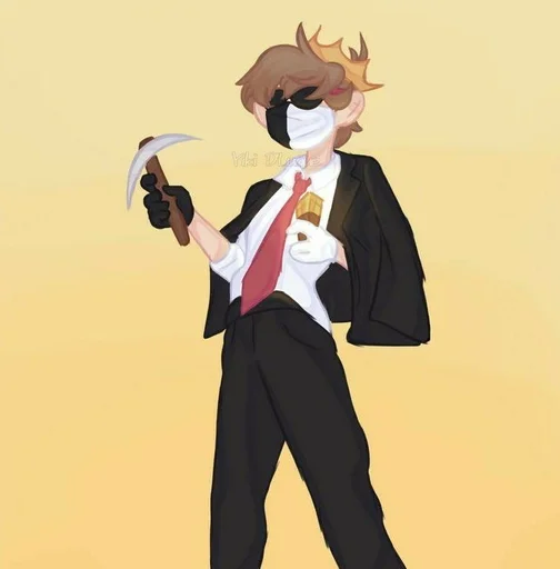 Стикер Ranboo by @Menggabutbersama :: @fStikBot - 0