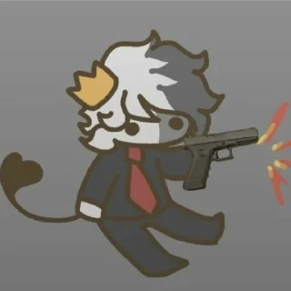 Стикер Донт лук плз - 1