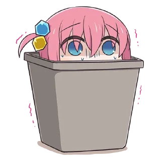 Sticker Bocchi the Rock! 🎸 (@TodorokiShouto) - 8