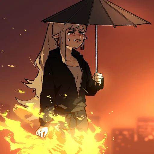 anime cartoon human face