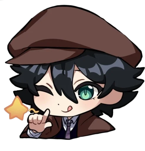 Стикер Ranpo×Genshin - 1