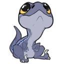 Sticker Raptor Blue - 6