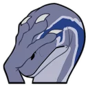 Sticker Raptor Blue - 0
