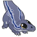 Sticker Raptor Blue - 5