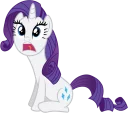 Стикер Rarity Reacts - 6