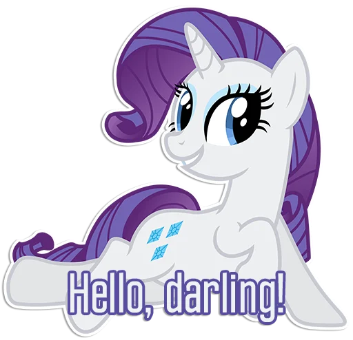 Rarity speaks [Eng] | By @Egor418 - 