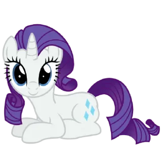 Стикер Rarity | @MyLittlePony_bots - 0