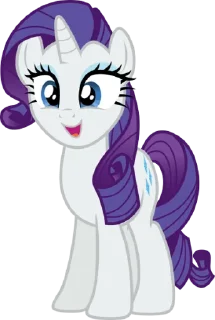 Стикер Rarity | @MyLittlePony_bots - 7