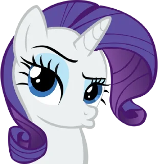 Стикер Rarity | @MyLittlePony_bots - 6