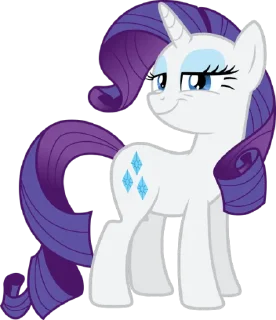 Стикер Rarity | @MyLittlePony_bots - 8