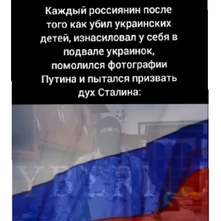 Sticker Раша🇷🇺ис😚тетерист🥵стейт🫠 - 6