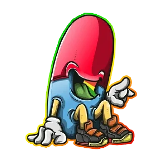 Sticker Rasta klad from Sativa - 9