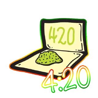 Sticker Rasta klad from Sativa - 3